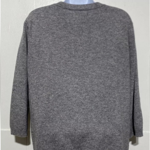 Johnny Was cashmere heavily embroidered  3/4 sleeve sweater NWT RARE - Picture 10 of 14